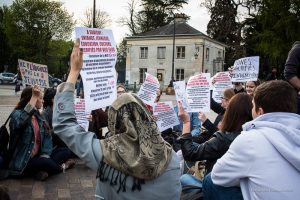 2015 - Mobilisation et manifestations à Savigny, Lycée Corot