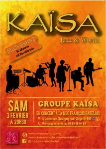 KAISA MJC concert le 3 février 2018