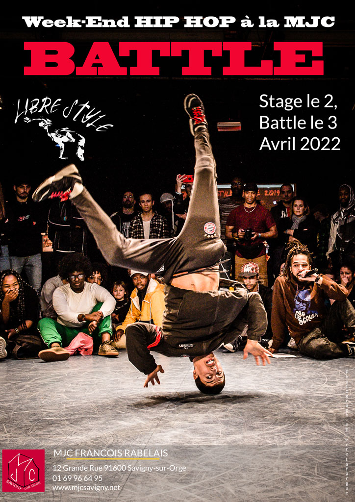 Week End HIP HOP les 2 & 3 avril 2022 : BATTLE le 3