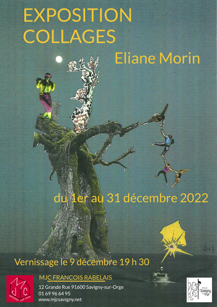 Exposition Collages par Eliane Morin