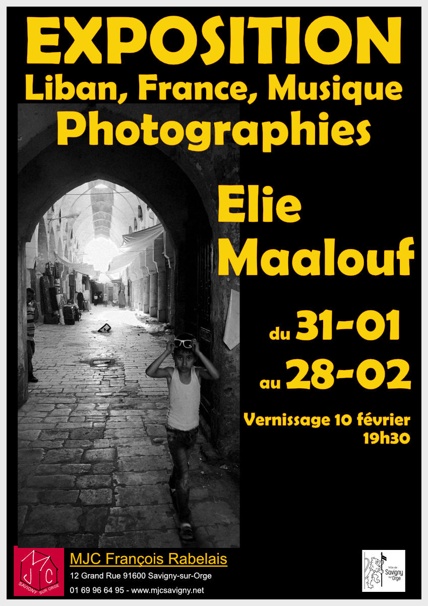 Exposition de photographies d'Elie Maalouf