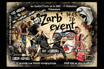 ZARB' EVENT le 14 mars 2026
