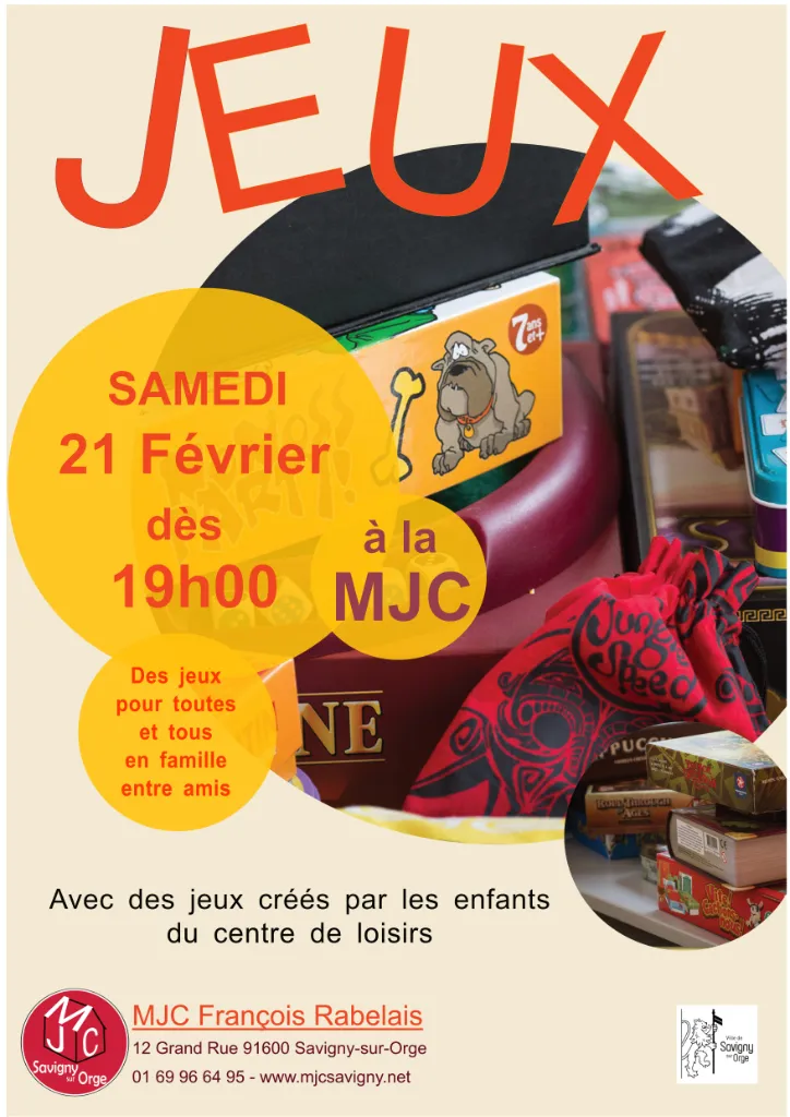 Jeux de société le 21 février 2026 19 h