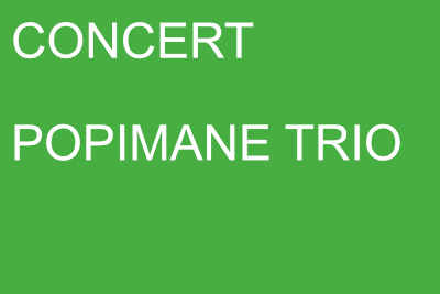 Concert Popimane Trio le 31 mai 2026