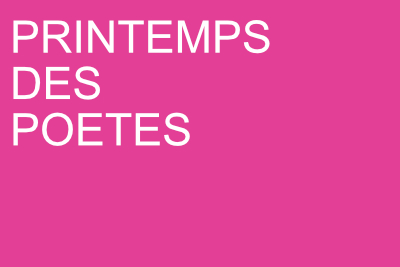 Printemps des Poètes, le 21 mars 2026