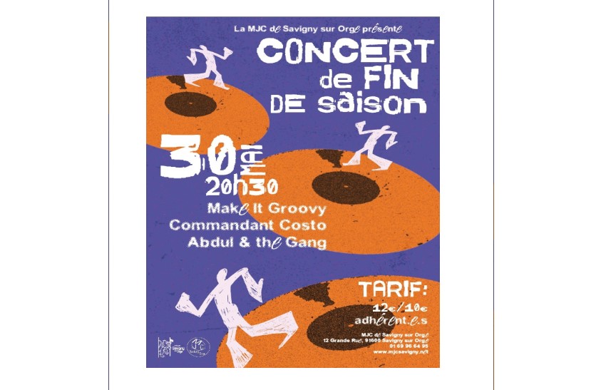Concert de Fin de Saison le 30 mai 2026