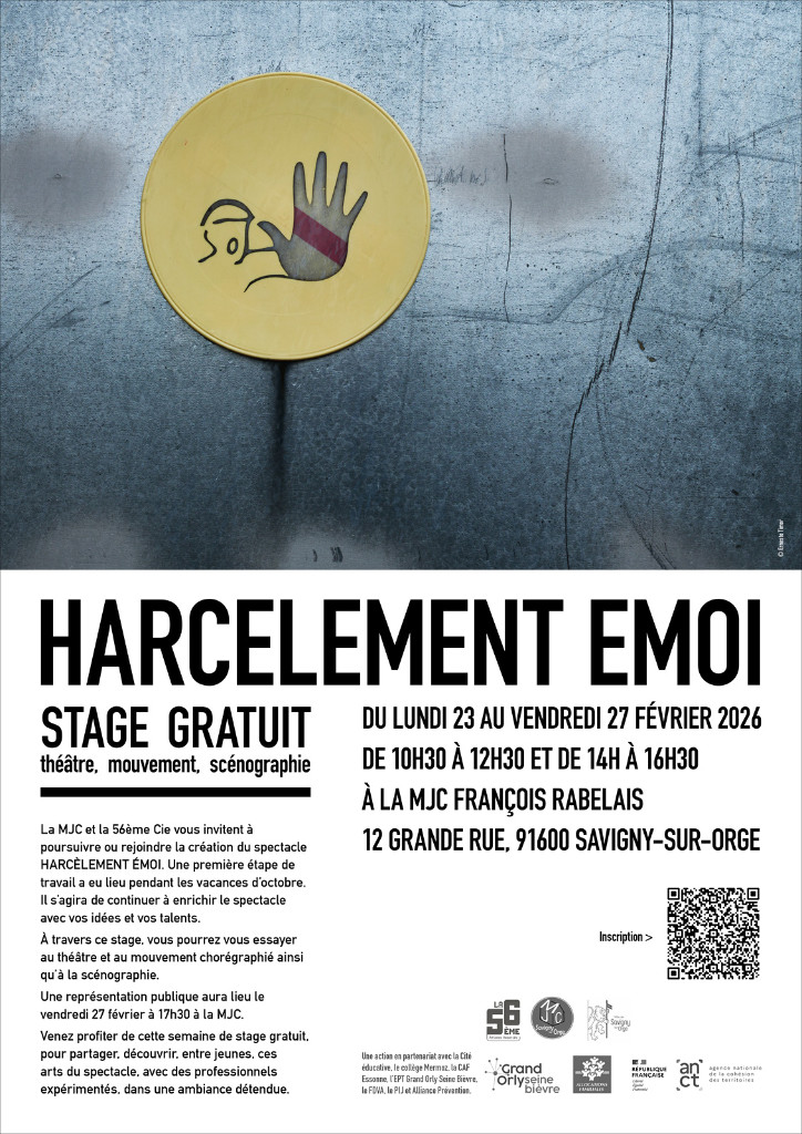 Création d’un spectacle – Stage théâtre gratuit pour les enfants février 2026