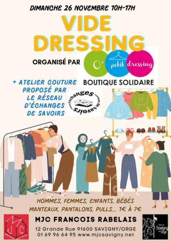 Affiche Vide Dressing Événement Shopping Mode Illustration - 1